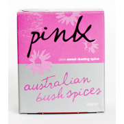 Bush Spices - Pink Sweet Dusting Sprinkle with Lemon Myrtle 80g